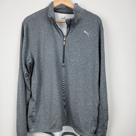 Men's PUMA Long Sleeve Dry Cell Quarter Zip Shirt, XL - Picture 1 of 7